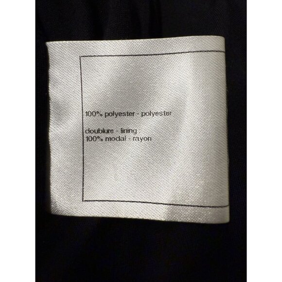 Chanel Silver Hooded Jacket Size 36 Polyester & Modal Italy - Picture 6 of 13